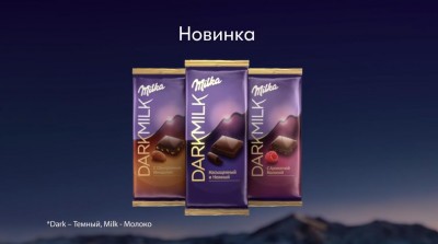 Milka Dark Milk - Откройте новый вкус! реклама